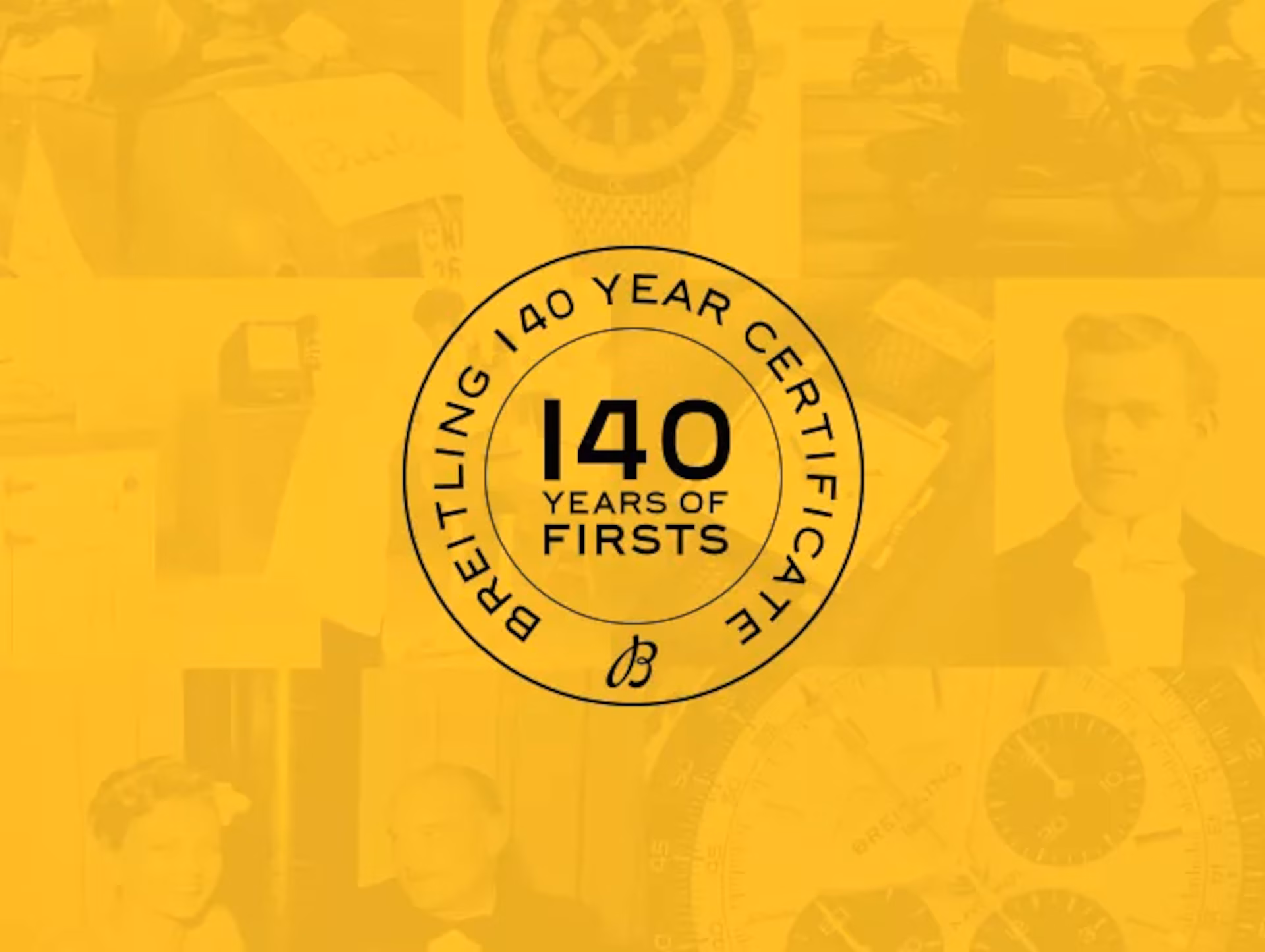 Célébration des 140 ans de Breitling